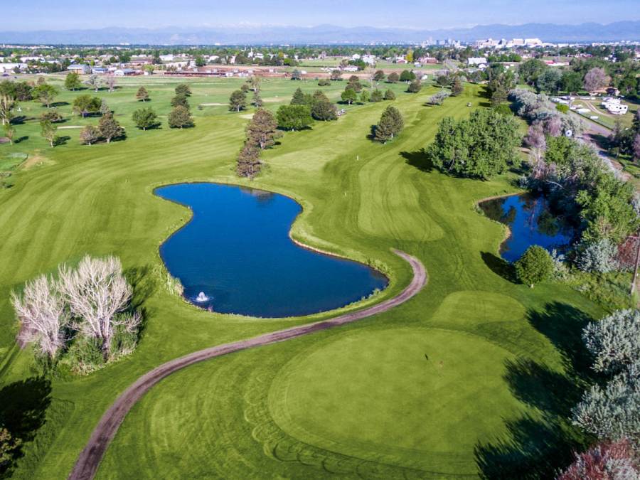 Aurora Hills Golf Course in Aurora, Colorado, USA