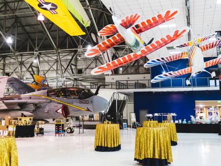 Meeting space at the Wings Over the Rockies