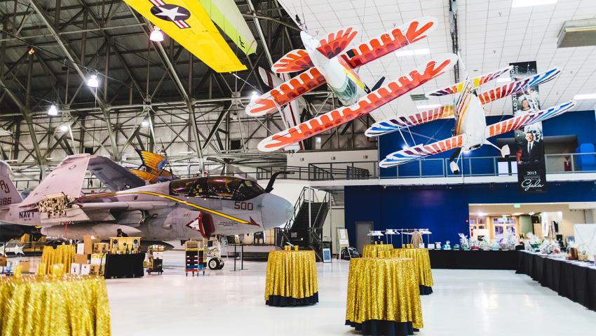 Meeting space at the Wings Over the Rockies