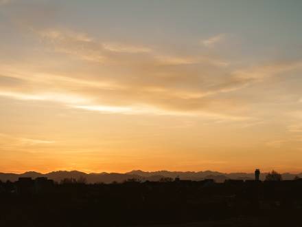 Sunset in Aurora, Colorado