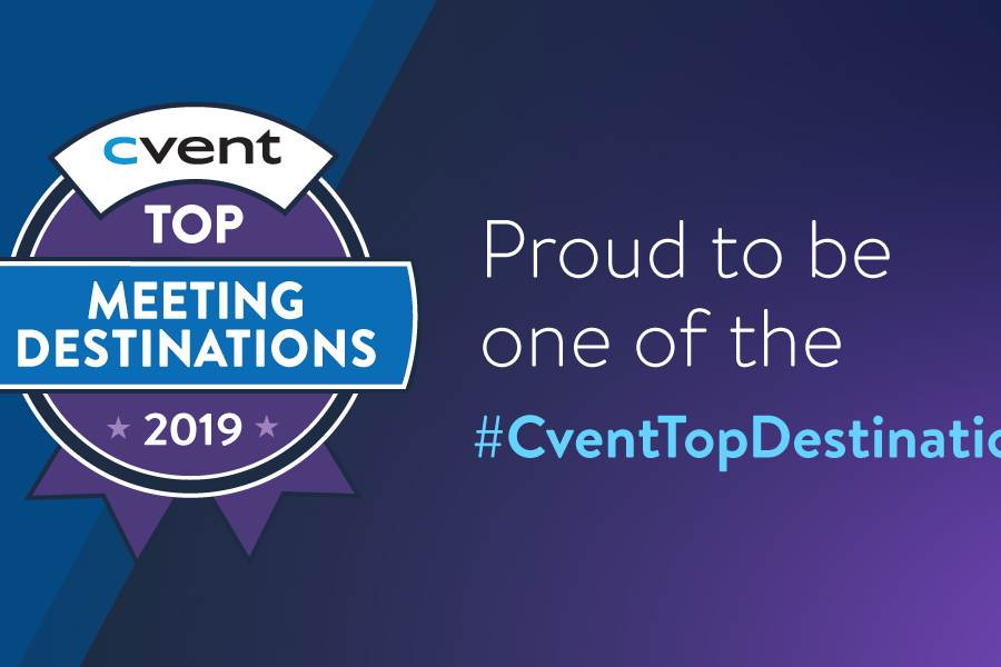 AURORA RISES TWENTY-THREE POINTS IN RANK AS A TOP 50 U.S. MEETING DESTINATION BY CVENT SINCE 2017 AURORA RISES TWENTY-THREE POINTS IN RANK AS A TOP 50 U.S. MEETING DESTINATION BY CVENT SINCE 2017